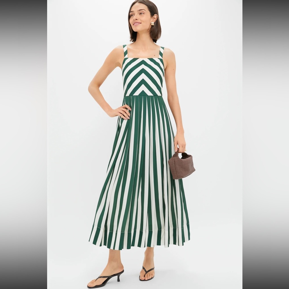 Tuckernuck Green Stripe Laina Dress